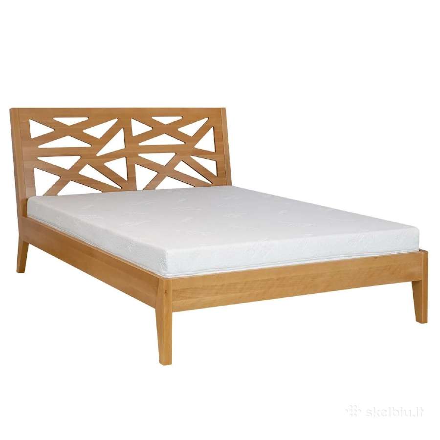 Medinė lova masyvas bukas 160x200 Vilnius 375€ - nuotraukos Nr. 5