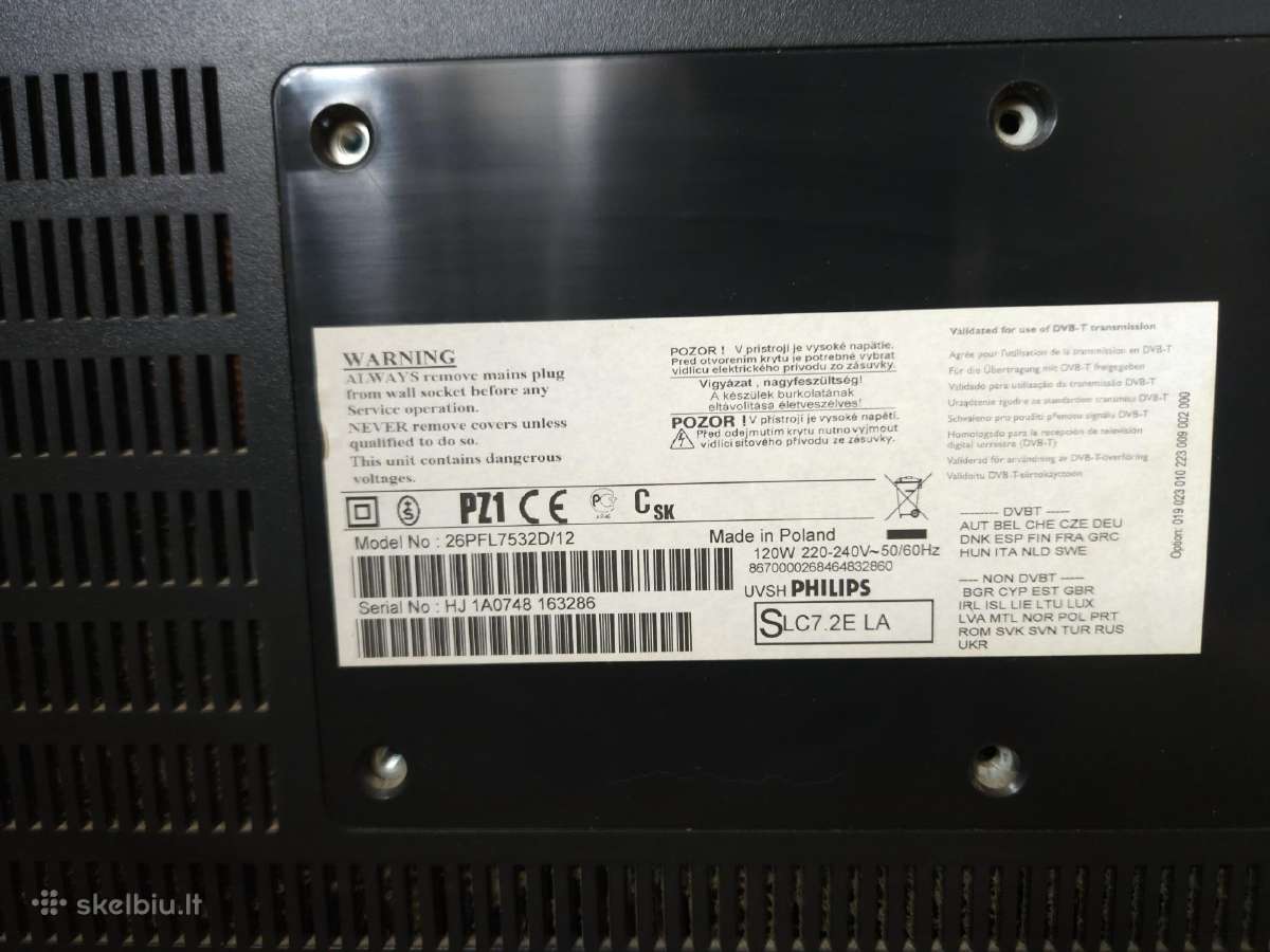 Philips 26pfl7532d/12 - nuotraukos Nr. 4