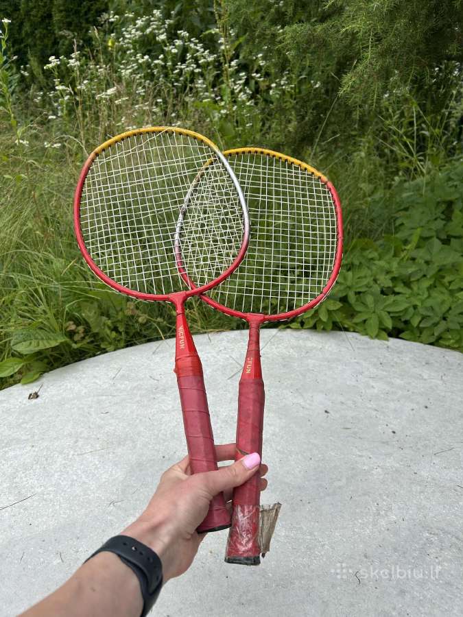 Badmintono raketes