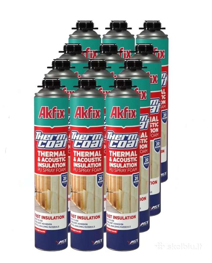 Thermcoat – šilumos garso izoliacija - tik €6.99