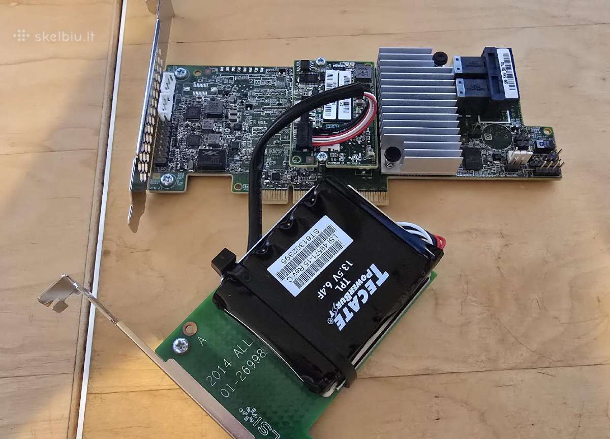 Sas Sata Raid Hba Unraid Zfs IT-mode + laidai - nuotraukos Nr. 26