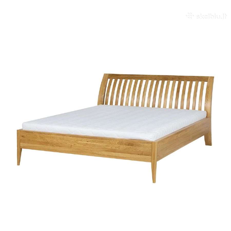 Ąžuolinė lova masyvas 160x200 Vilnius 1218€ - nuotraukos Nr. 5