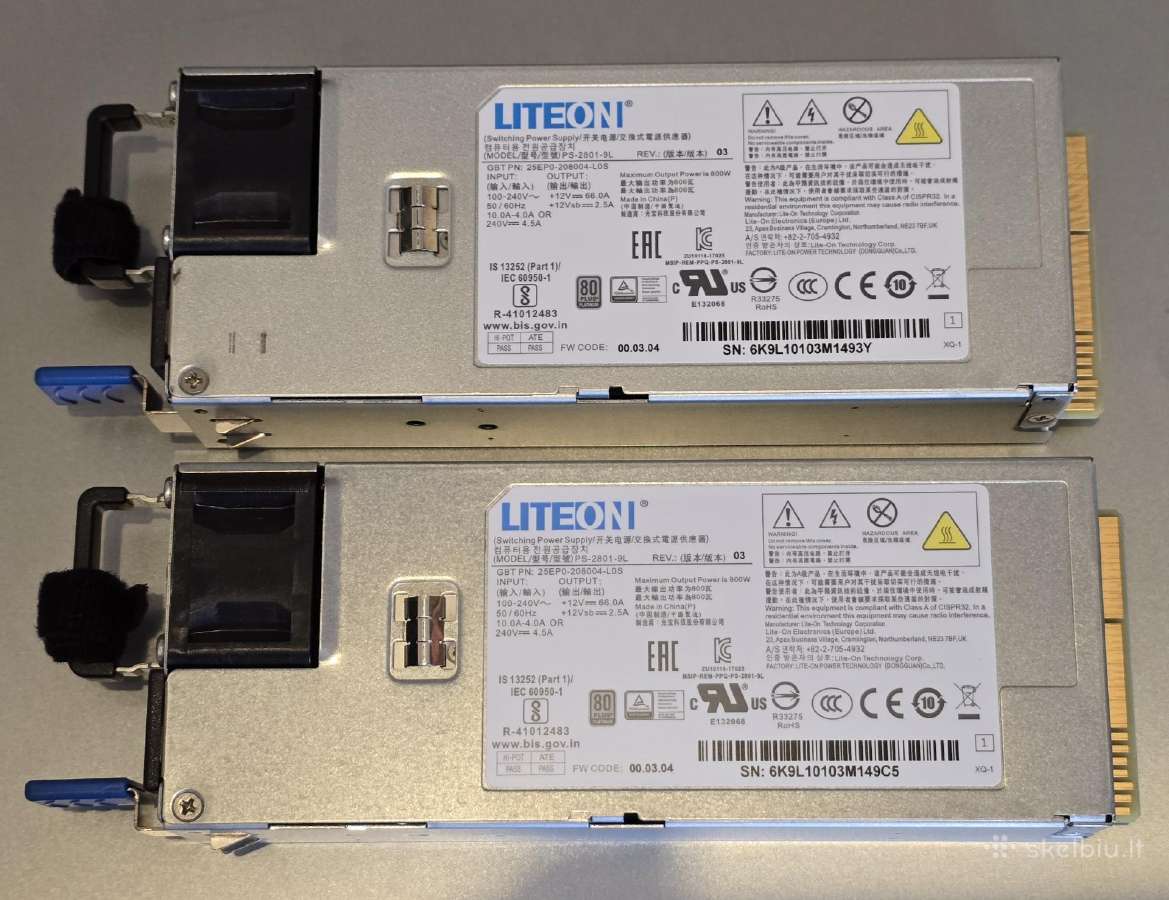 Hpe Cloudline Cl2100 Gen10 2x Gold 6140 - Naujas! - nuotraukos Nr. 4