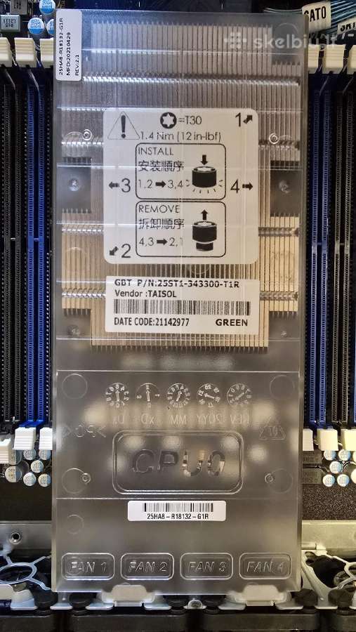 Hpe Cloudline Cl2100 Gen10 2x Gold 6140 - Naujas! - nuotraukos Nr. 23