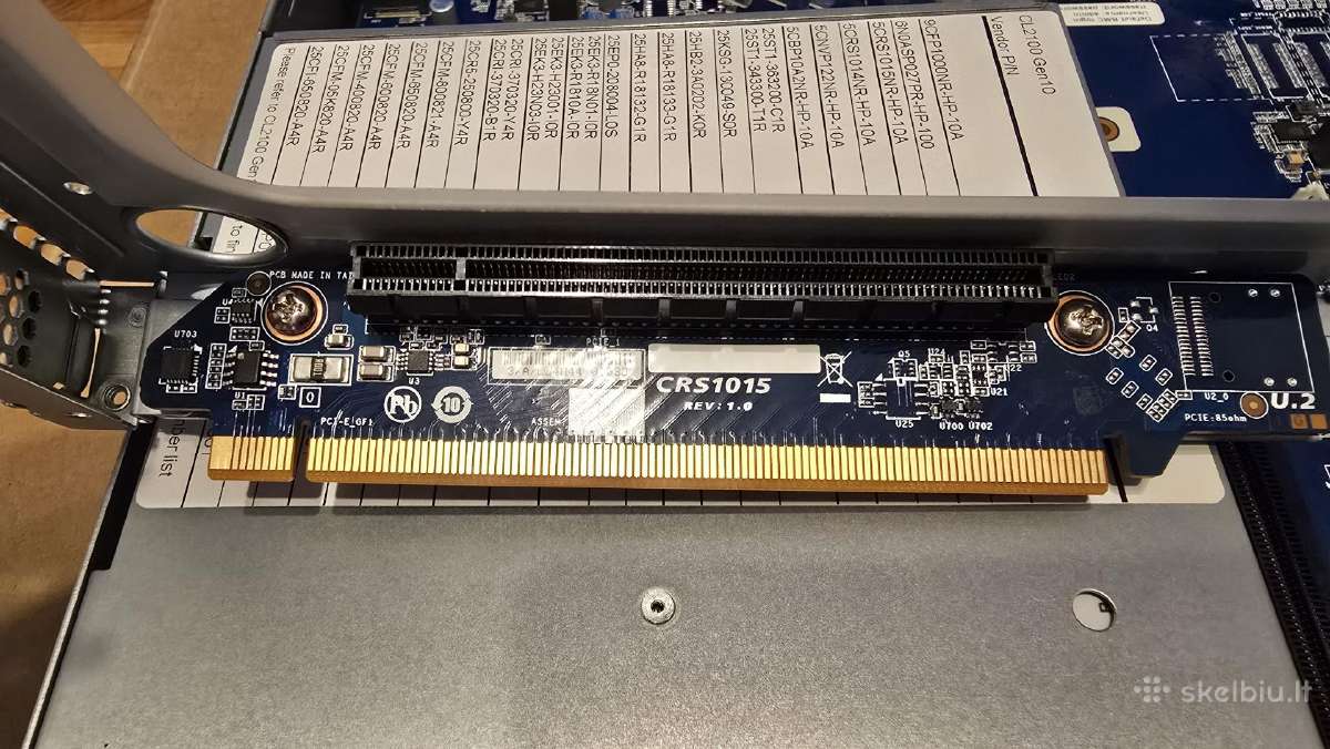 Hpe Cloudline Cl2100 Gen10 2x Gold 6140 - Naujas! - nuotraukos Nr. 27