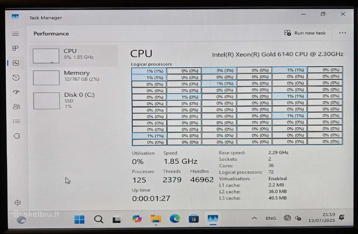 Hpe Cloudline Cl2100 Gen10 2x Gold 6140 - Naujas! - nuotraukos Nr. 29