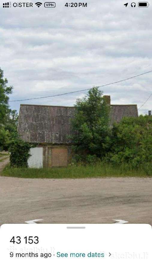 Sklypas Žagarės centre, su namu - nuotraukos Nr. 2