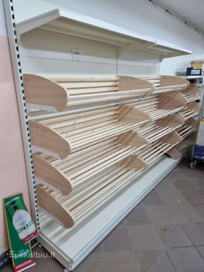 Prekybinės parduotuvių lentynos prekybos įranga - nuotraukos Nr. 16