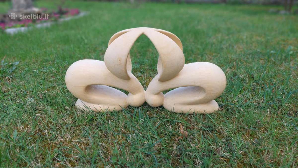 Medžio skulptūra "Angelai sargai" - nuotraukos Nr. 6
