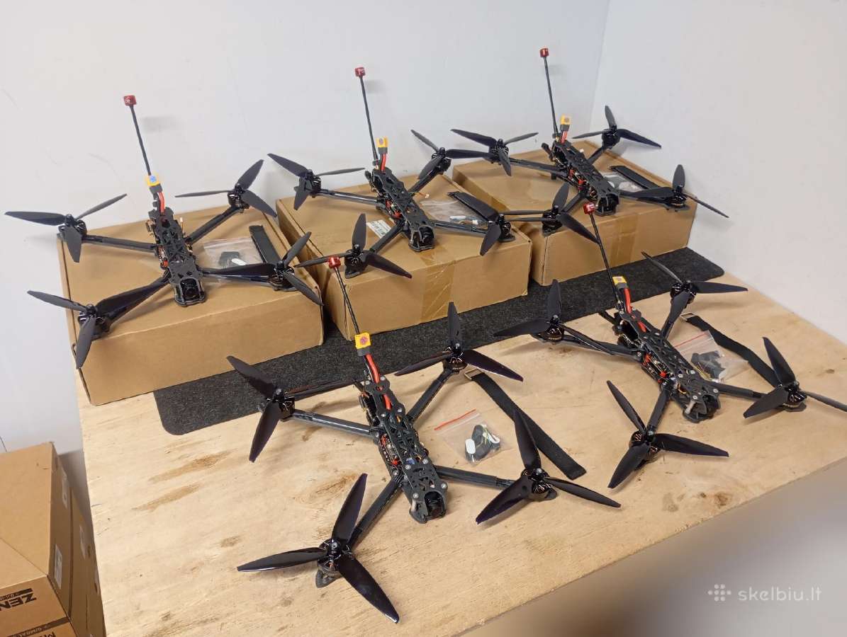 Nauji Mark4 7' fpv dronai - nuotraukos Nr. 2