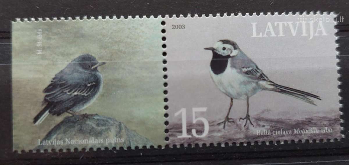 Latvija 2003 paukštis, švarus Michel Nr.596