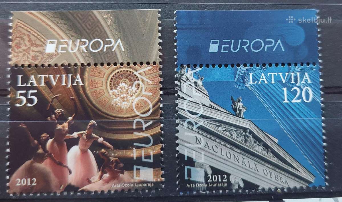 Latvija 2012 Cept, švarus Michel Nr.829-830
