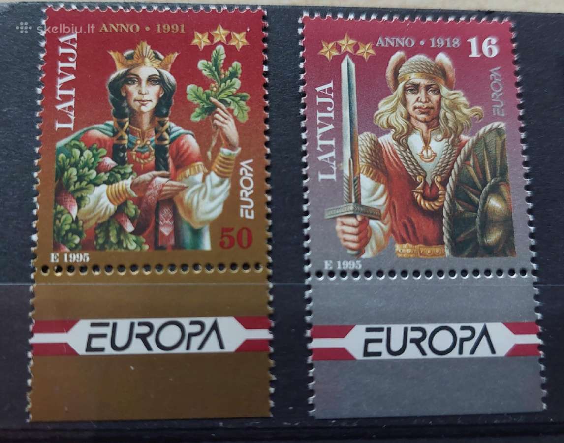 Latvija 1995 Cept, švarus Michel Nr.414-415