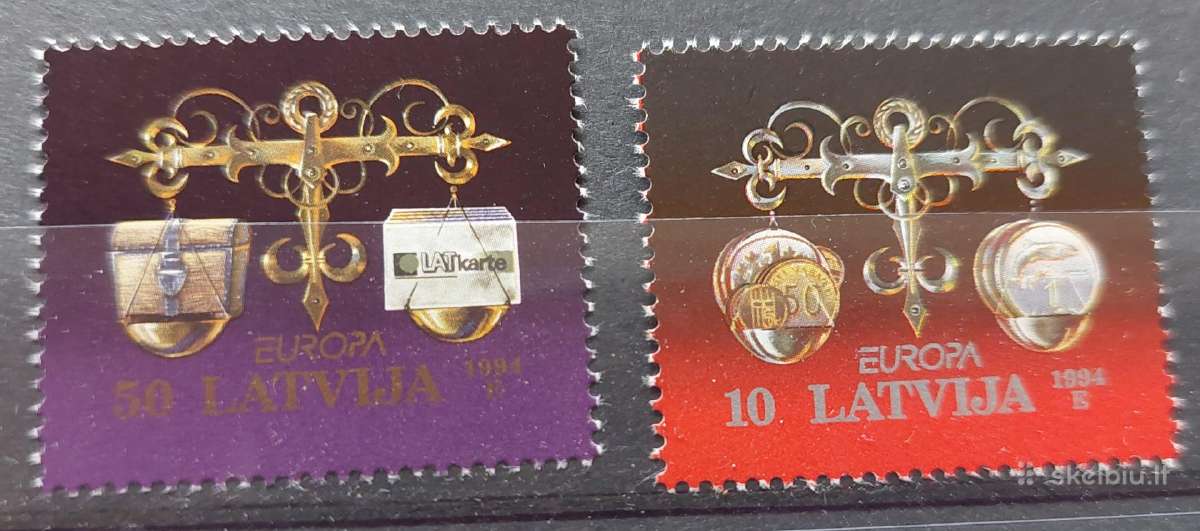 Latvija 1994 Cept, švarus Michel Nr.376-377