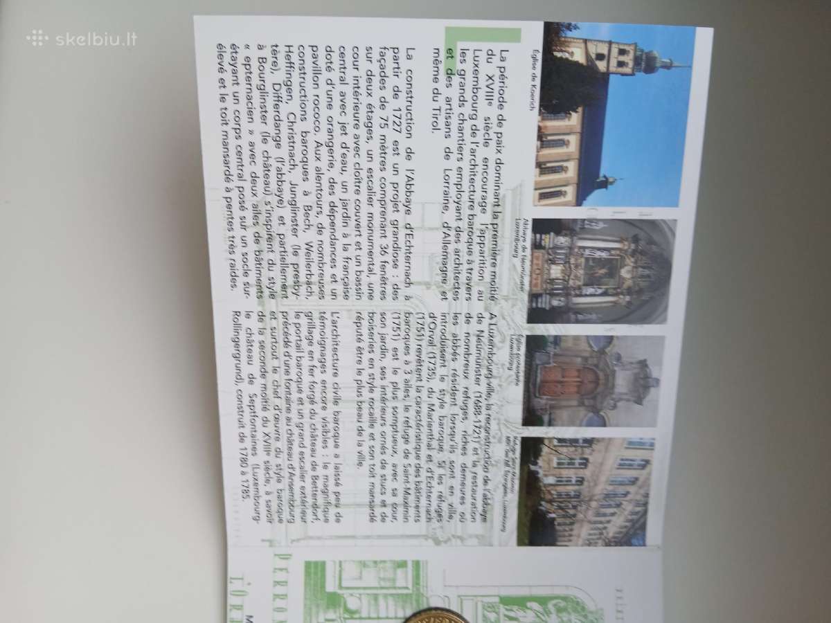 Liuksemburgas 2009 eur rinkinys su progine moneta - nuotraukos Nr. 6
