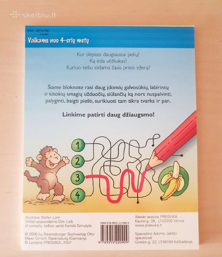 Galvosūkiai darželinukams. Linksmos užduotys - nuotraukos Nr. 2
