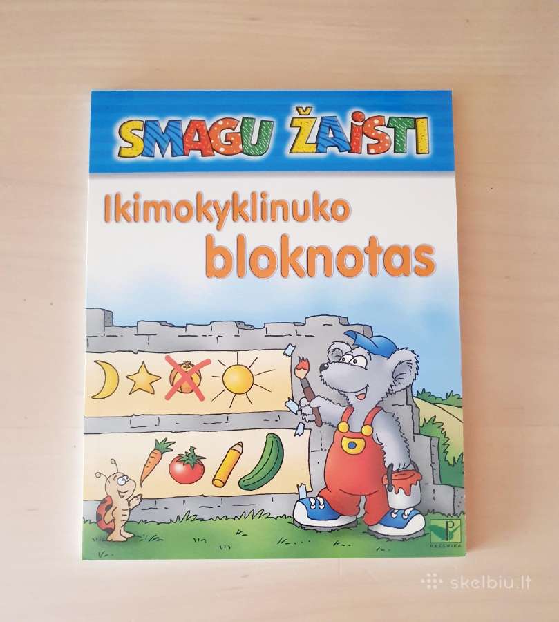 Ikimokyklinuko bloknotas. Smagios užduotys