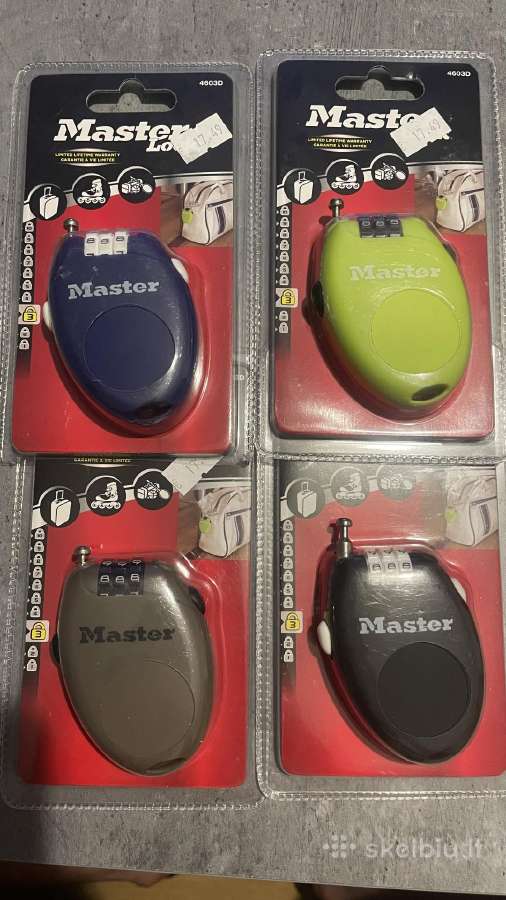 Masterlock trosinė spyna 0.7m
