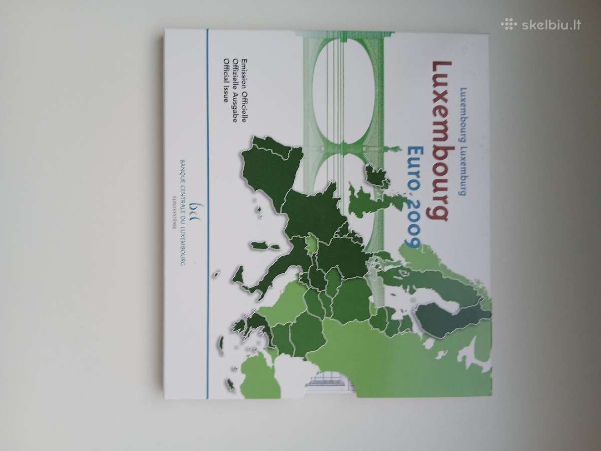 Liuksemburgas 2009 eur rinkinys su progine moneta
