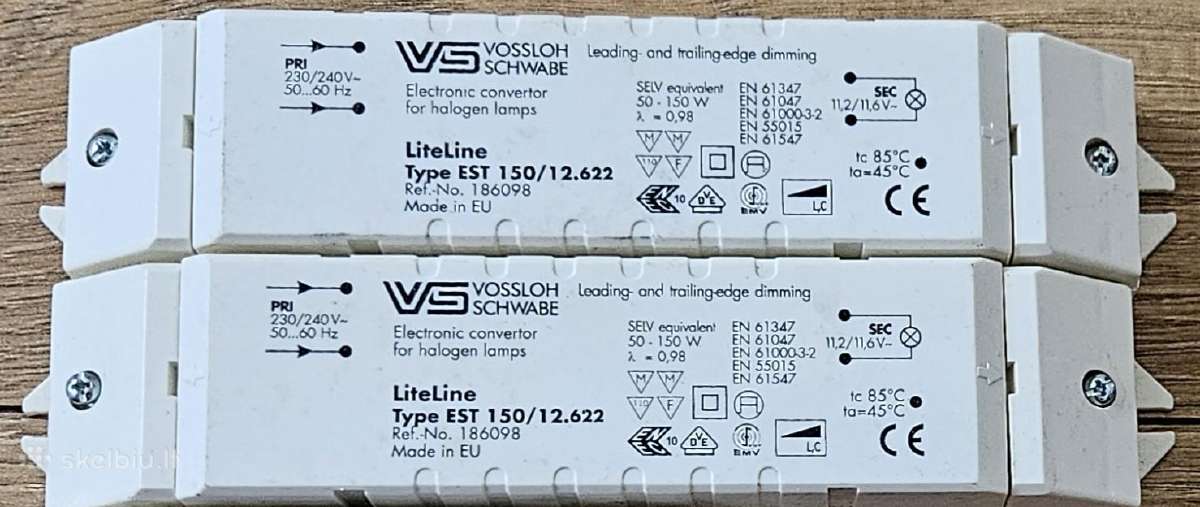 Įtampos keitiklis iš 220 į 12v Vosslohschwabe