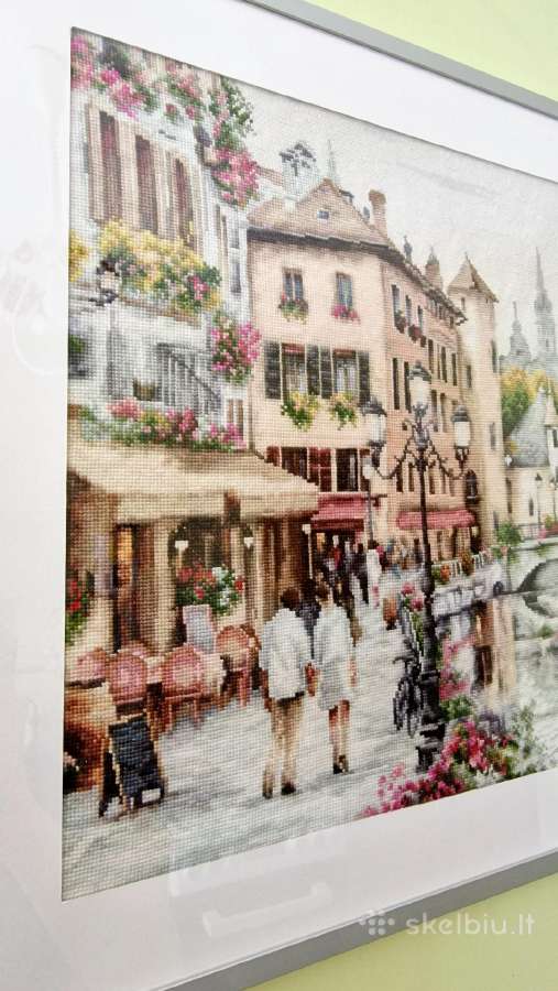 Siuvinėtas paveikslas Annecy - nuotraukos Nr. 2
