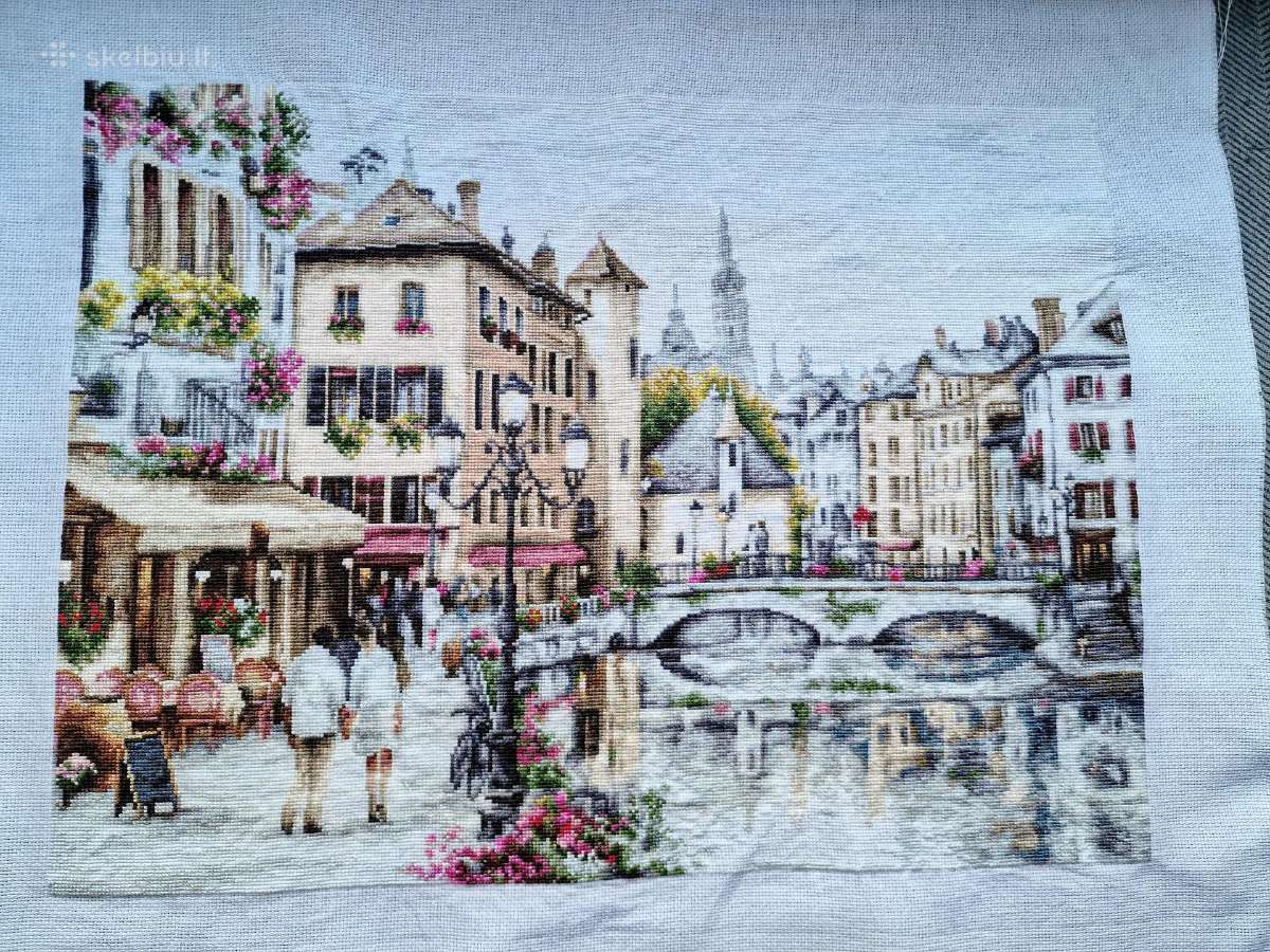 Siuvinėtas paveikslas Annecy - nuotraukos Nr. 4