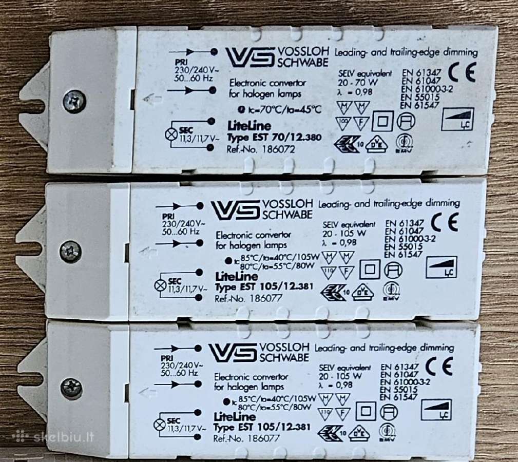 Įtampos keitiklis iš 220 į 12v Vosslohschwabe