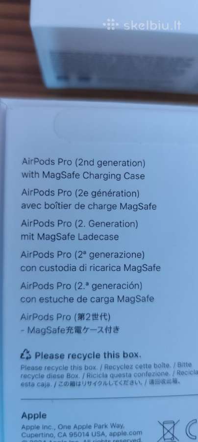 Apple Airpods Pro dėžutės - nuotraukos Nr. 3