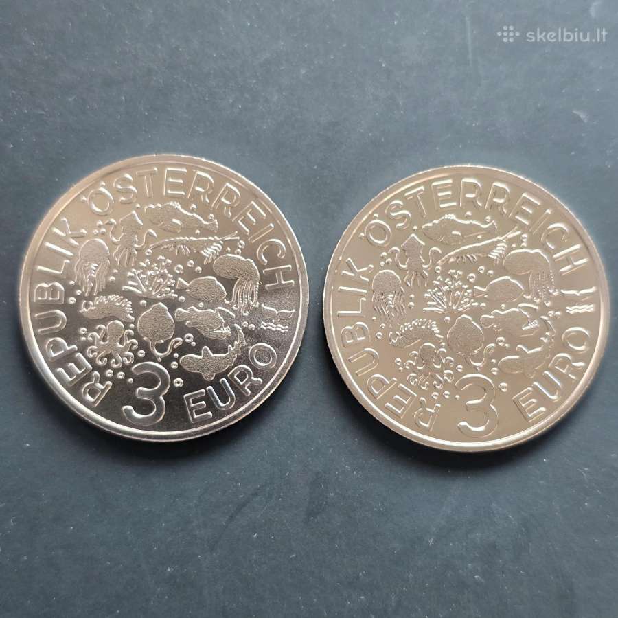 Austrija 2024m 3 Eurai Unc - nuotraukos Nr. 2