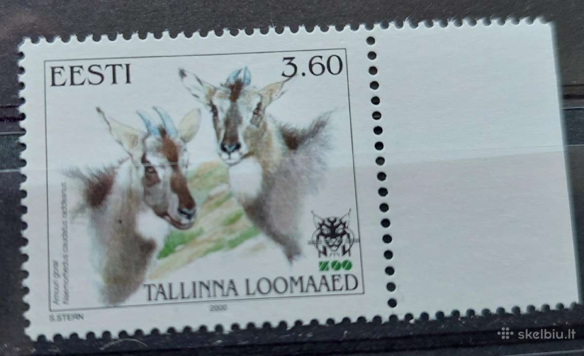 Estija 2000 zoologijos sodas, švarus, Michel Nr.37