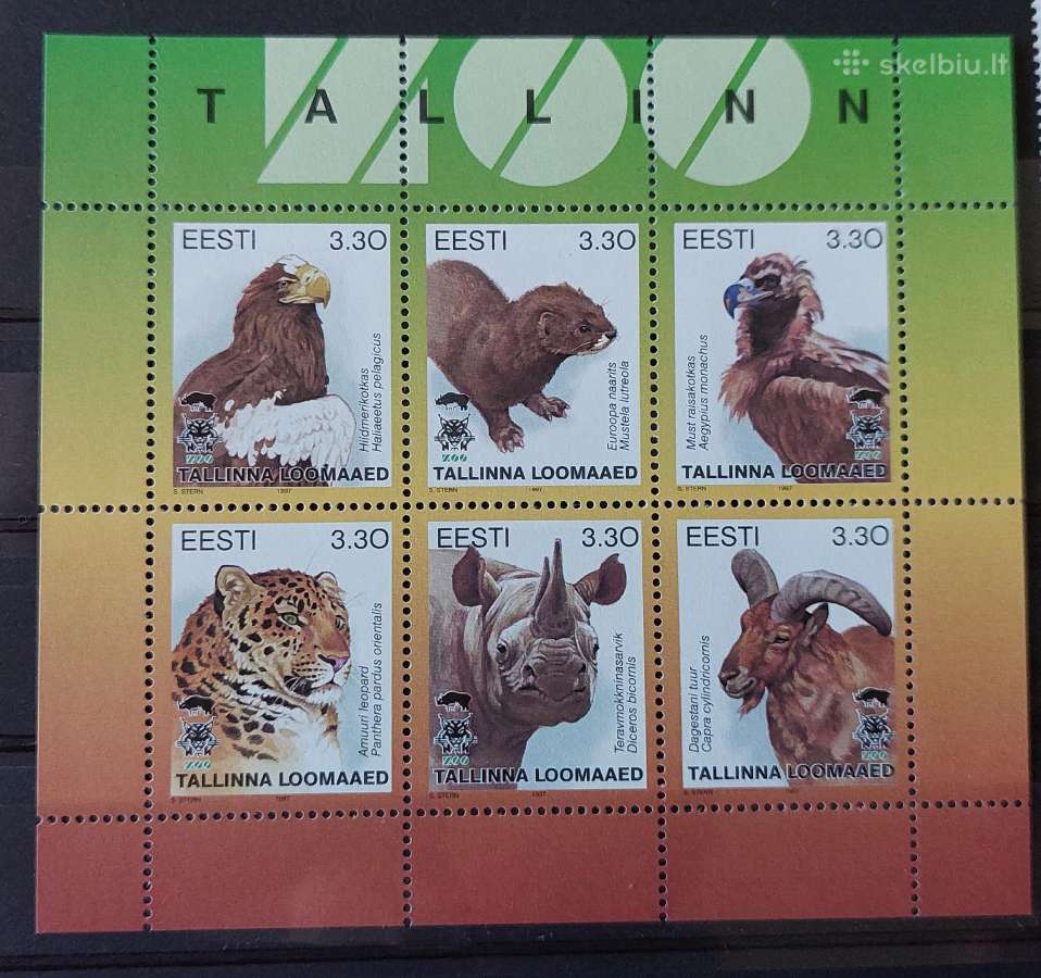 Estija 1997 zoologijos sodas, švarus, Michel Nr.29