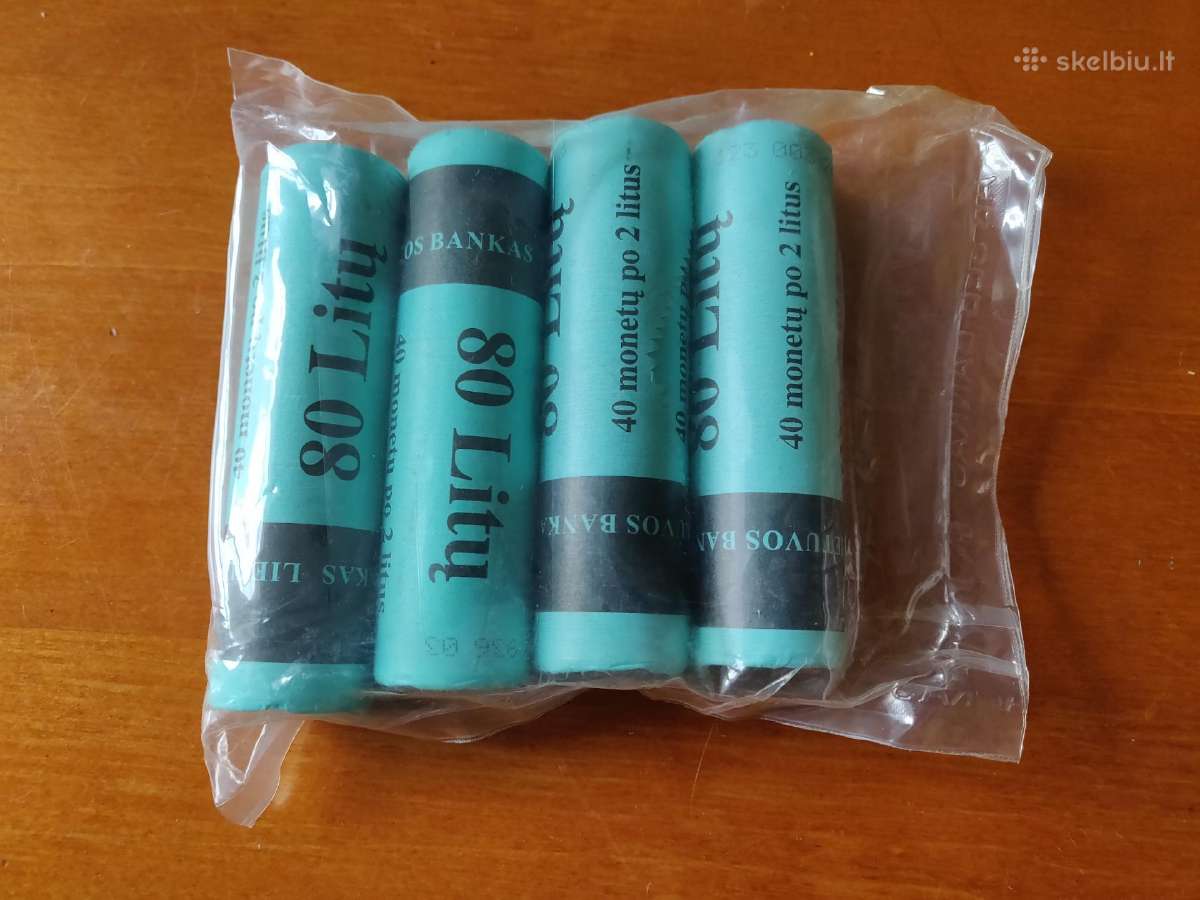 2 litai ritinėliai - Kurortai ir gamtos kūriniai