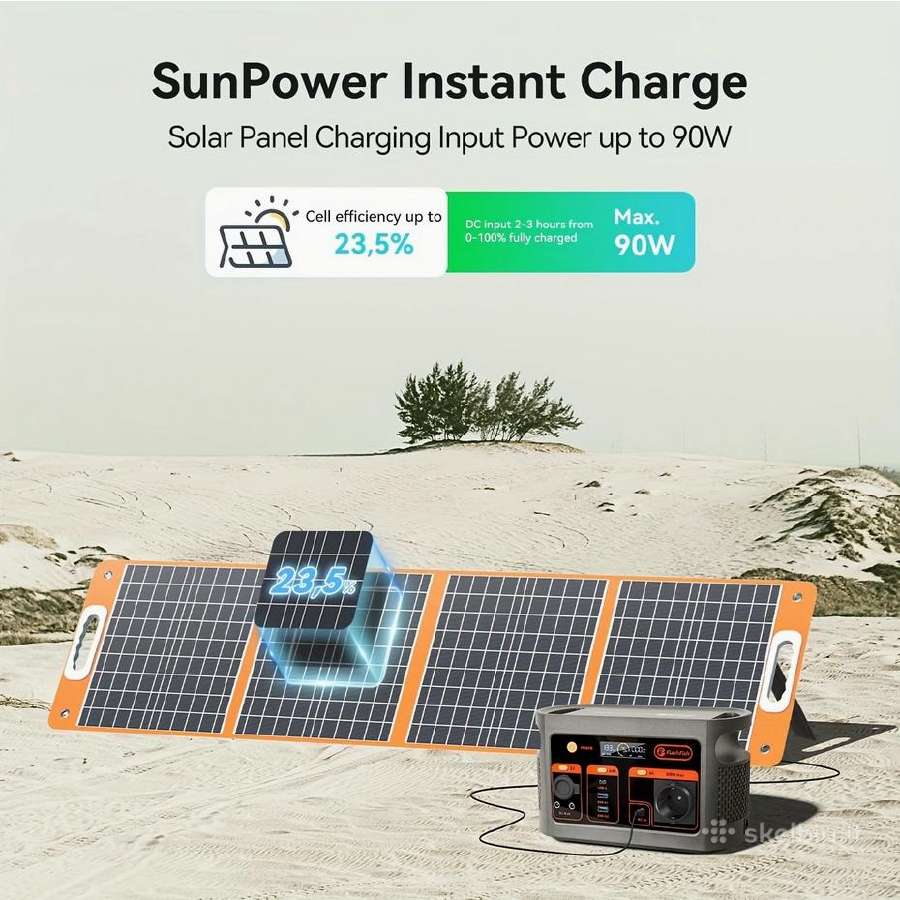 Platforma žvejybai, saulės power bankas 330w - nuotraukos Nr. 29
