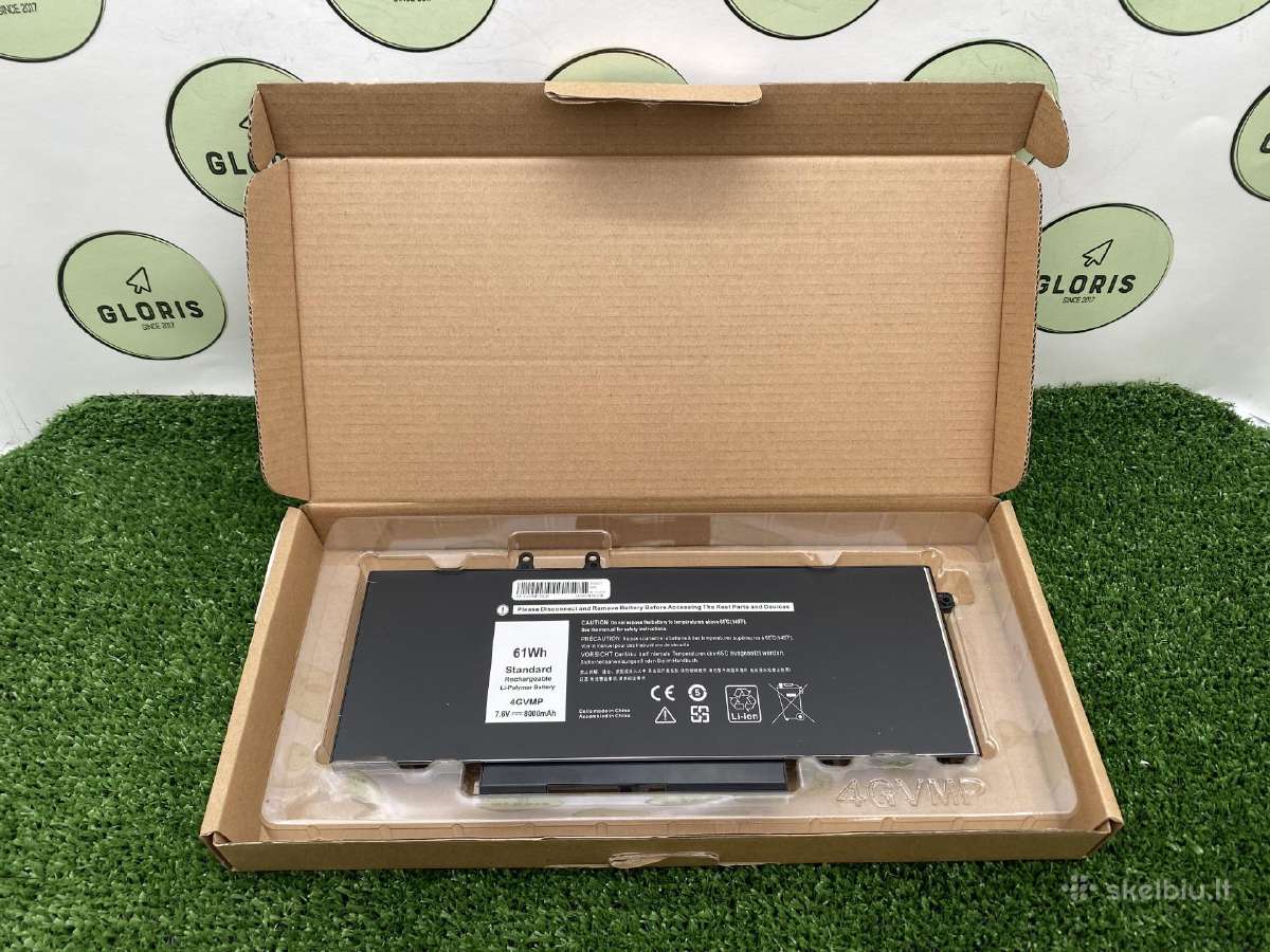 Baterija Dell Latitude 5400 5500 61wh 7.6v-8000mah - nuotraukos Nr. 2