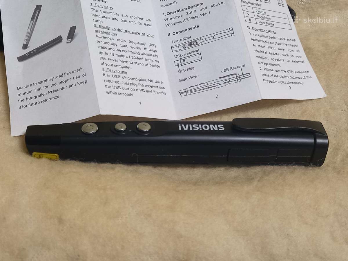 Lazerine rodykle su Usb siustuvu - nuotraukos Nr. 2