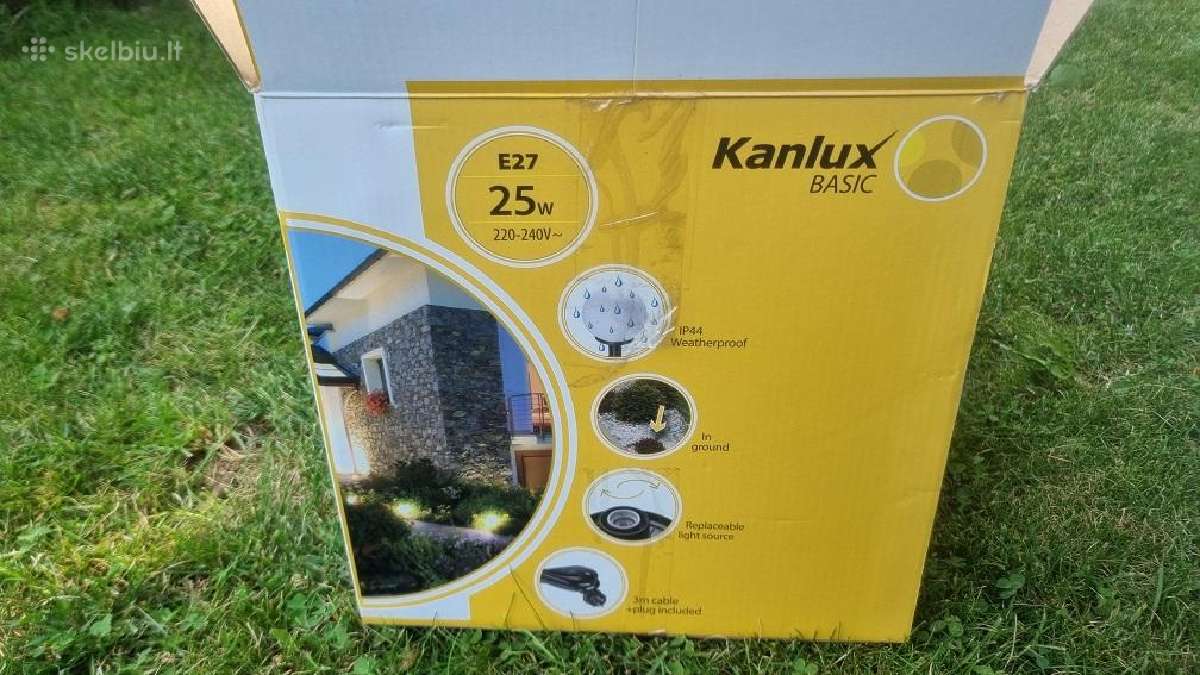 Du lauko šviestuvai - balti burbulai. Kanlux Idava - nuotraukos Nr. 15