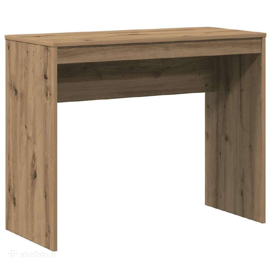 Vidaxl Rašomasis stalas, artisano ąžuolo, 90x40x72 - nuotraukos Nr. 6