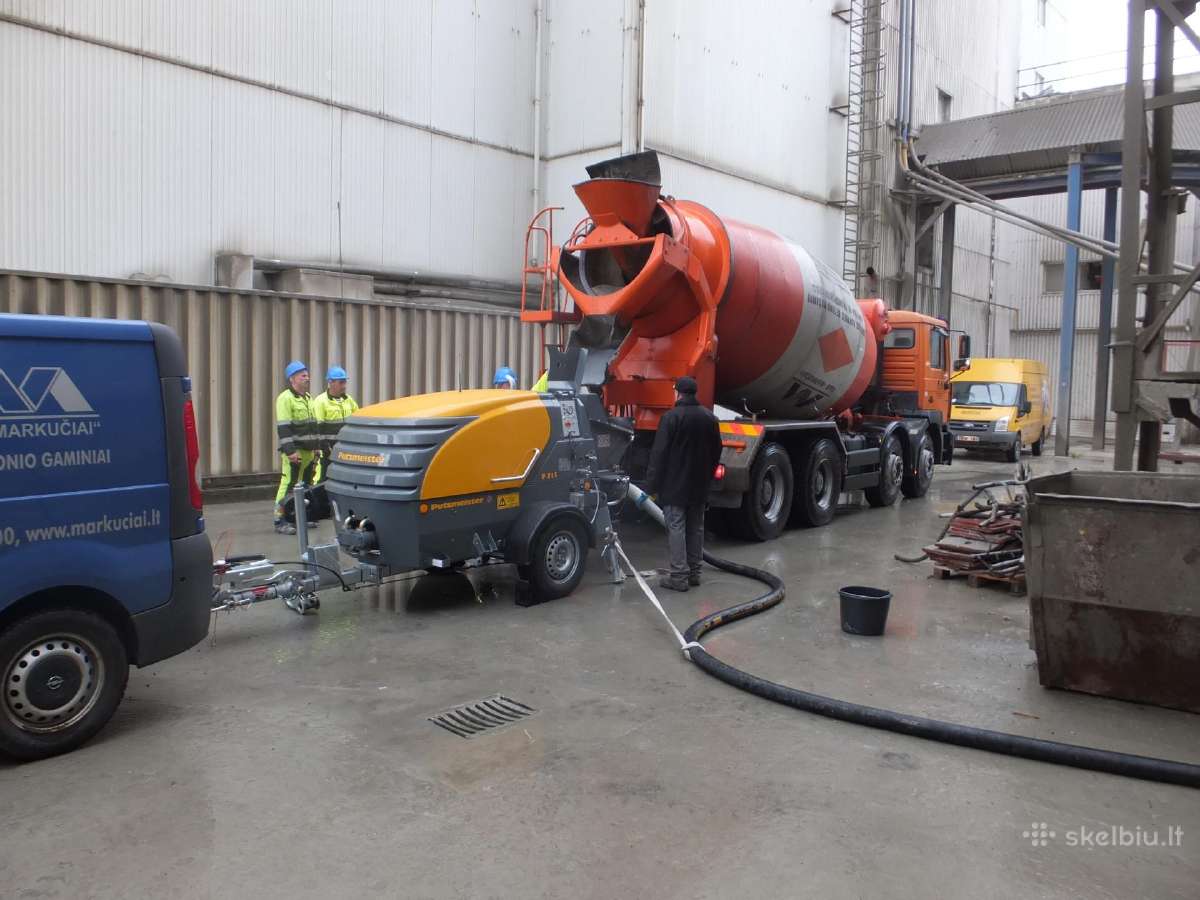 Betono siurblys Putzmeister P715 - nuotraukos Nr. 4