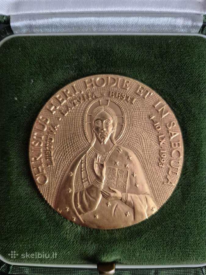 Medalis Popiežiaus apsilankymas Baltijos šalyse