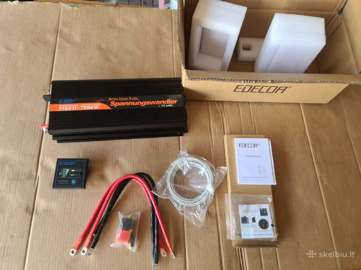 Inverteris Naujas12v 220v- 3500w
