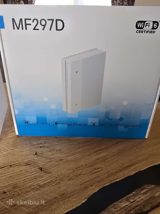 Parduodamas Maršrutizatorius - Zte Mf297d 4G Lte W