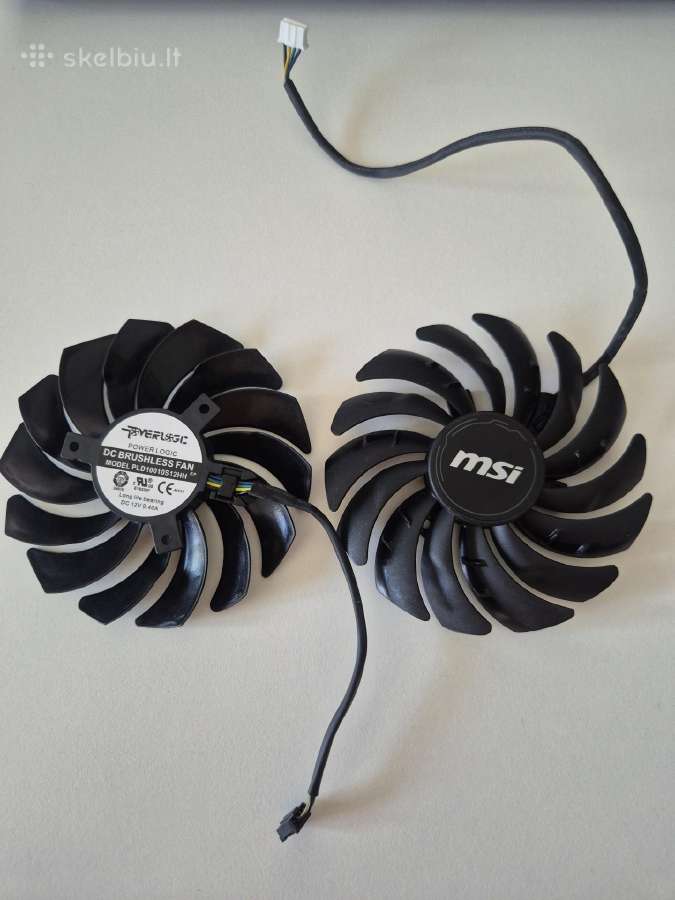 Nauji Msi 95mm vaizdo plokščių ventiliatoriai