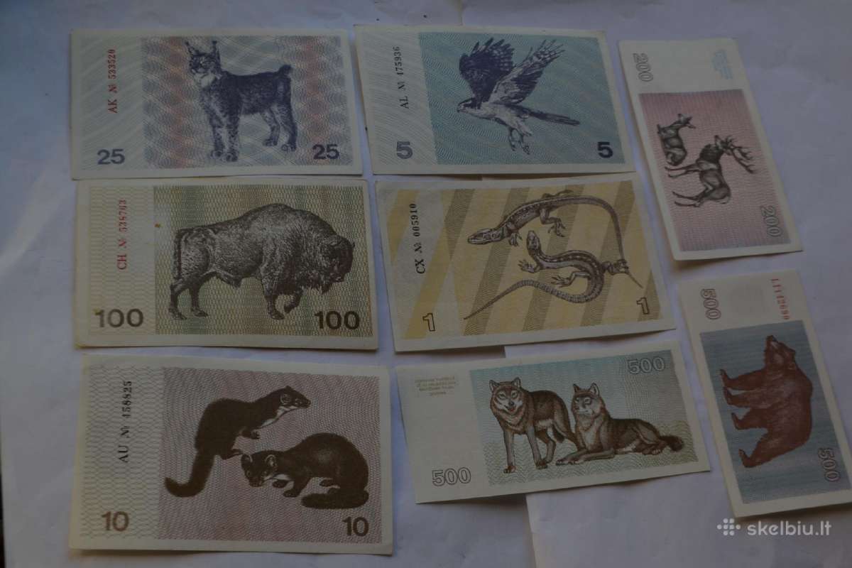 1991-1993 talonu rinkinys - nuotraukos Nr. 2