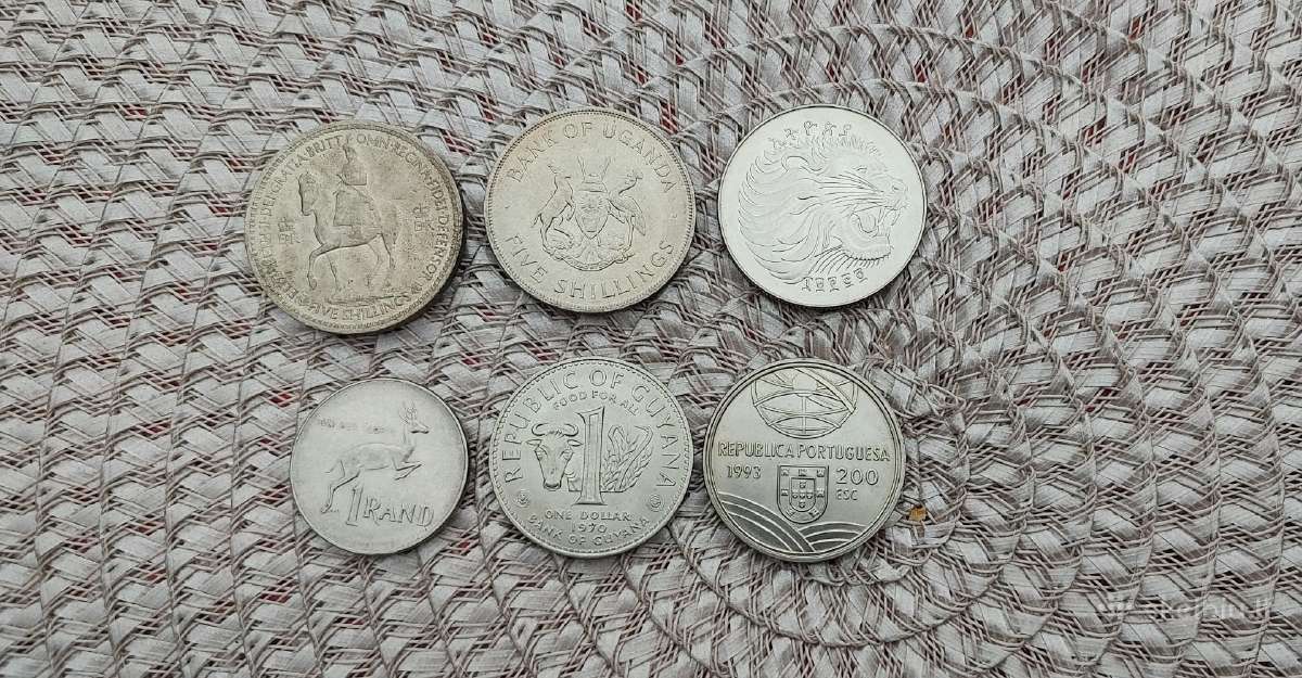 Jubiliejinės monetos 6 vnt. - nuotraukos Nr. 3