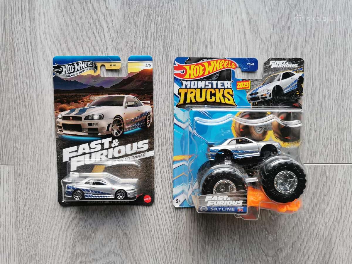 Hot Wheels Skyline R34 rinkinys