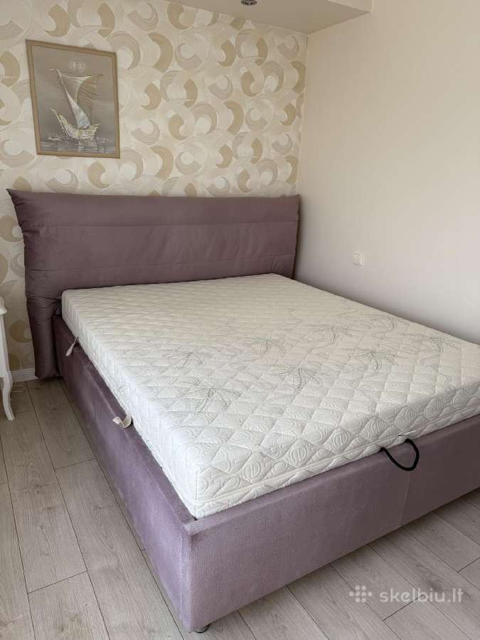 Moderni dvigulė lova su patalynės dėže ir čiužiniu - nuotraukos Nr. 2