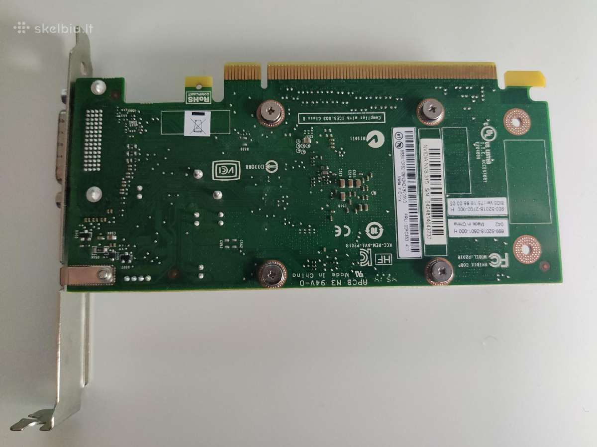 Nvidia Nvs315 - nuotraukos Nr. 2