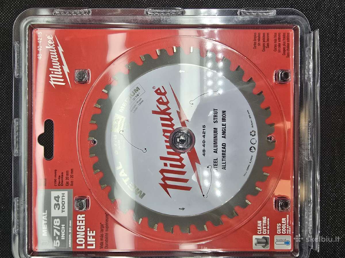 Milwaukee medzio, metalo ir kiti diskiniai pjuklai - nuotraukos Nr. 3