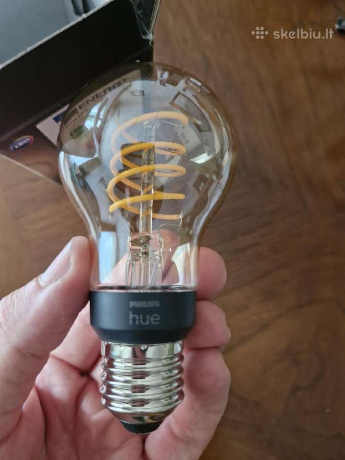 Philips Hue White Filament E27 išmanioji lemputė