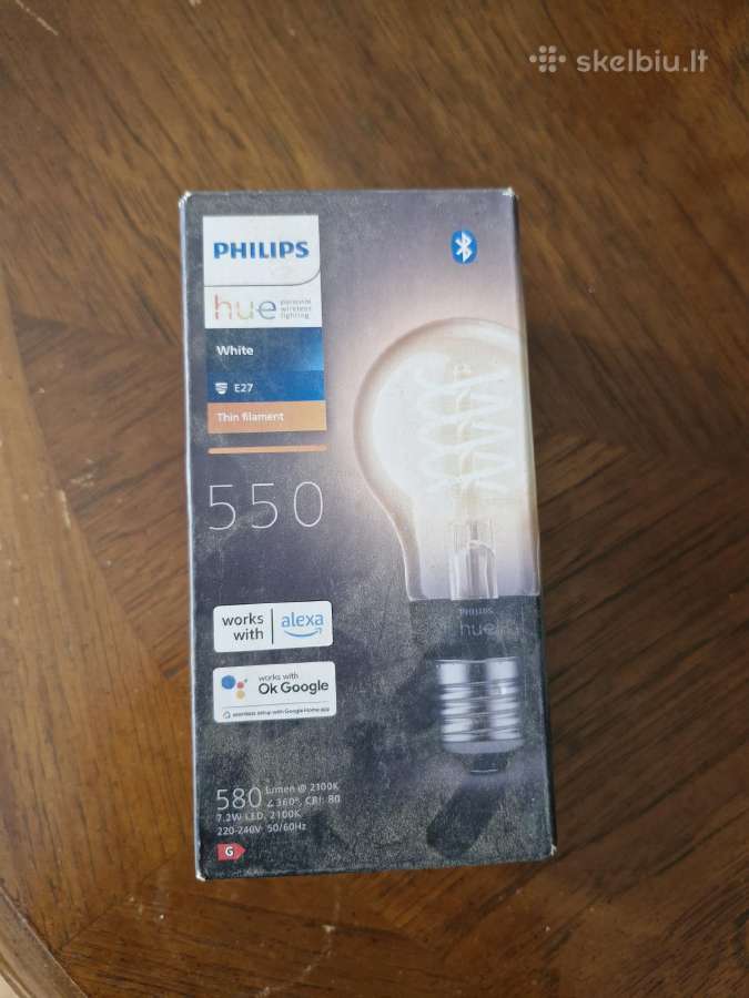 Philips Hue White Filament E27 išmanioji lemputė - nuotraukos Nr. 2
